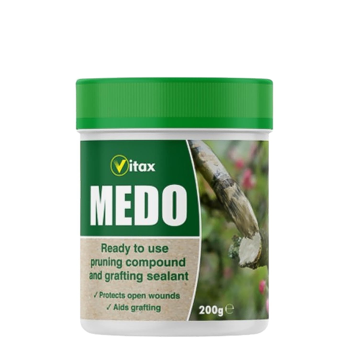 Vitax Medo Tree Wound Sealant Protects Pruning Cuts & Grafts Waterproof 200g Image 1