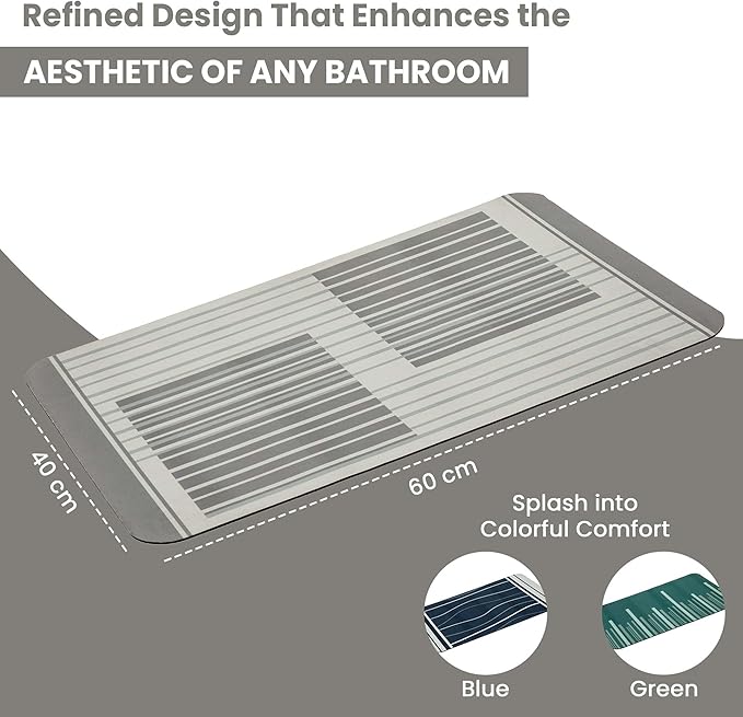 Berkeley Mat – Durable Indoor & Outdoor Anti-slip Polyster Floor Mat 60x40cm - Picture 23 of 23