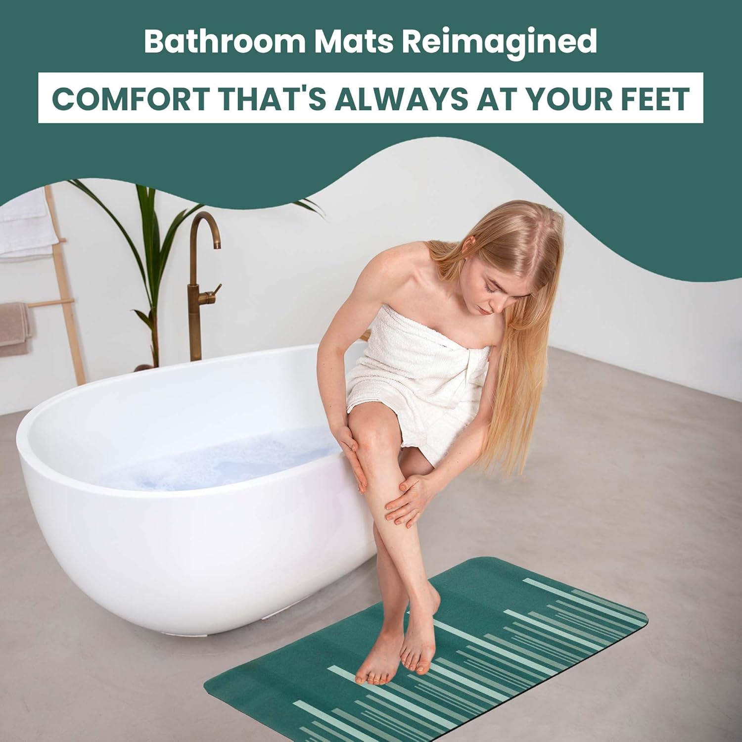 Berkeley Mat – Durable Indoor & Outdoor Anti-slip Polyster Floor Mat 60x40cm - Picture 8 of 23