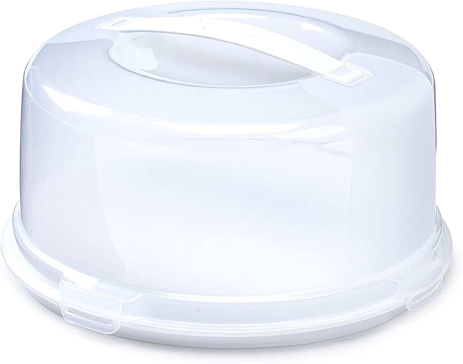 Caja de almacenamiento de pasteles de plástico contenedor cupcake portador transparente con cajas de tapa bloqueables - Imagen 7 de 8