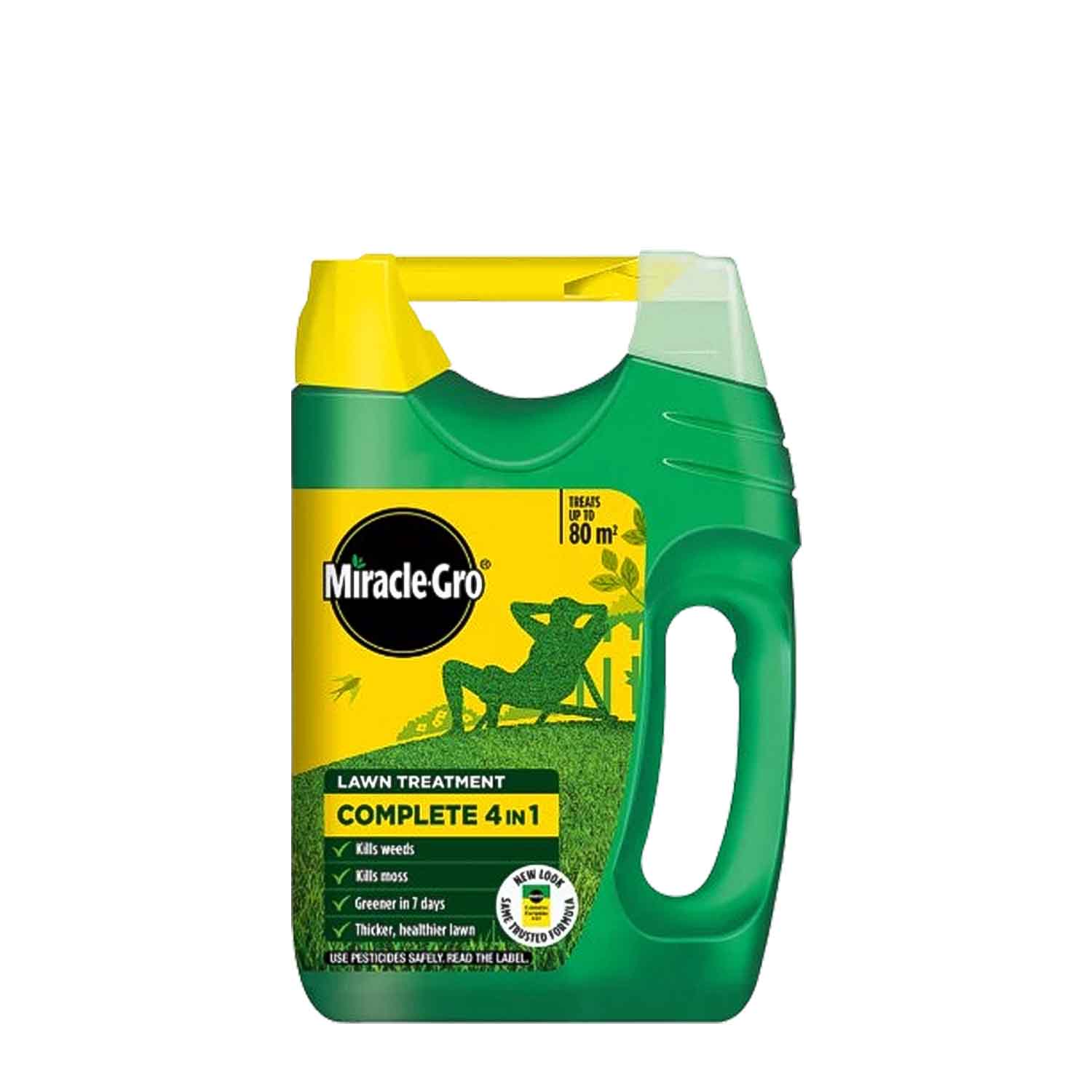 Miracle-Gro Complete 4 in 1 2.8kg Spreader – Kills Weeds & Moss, Covers 80m²