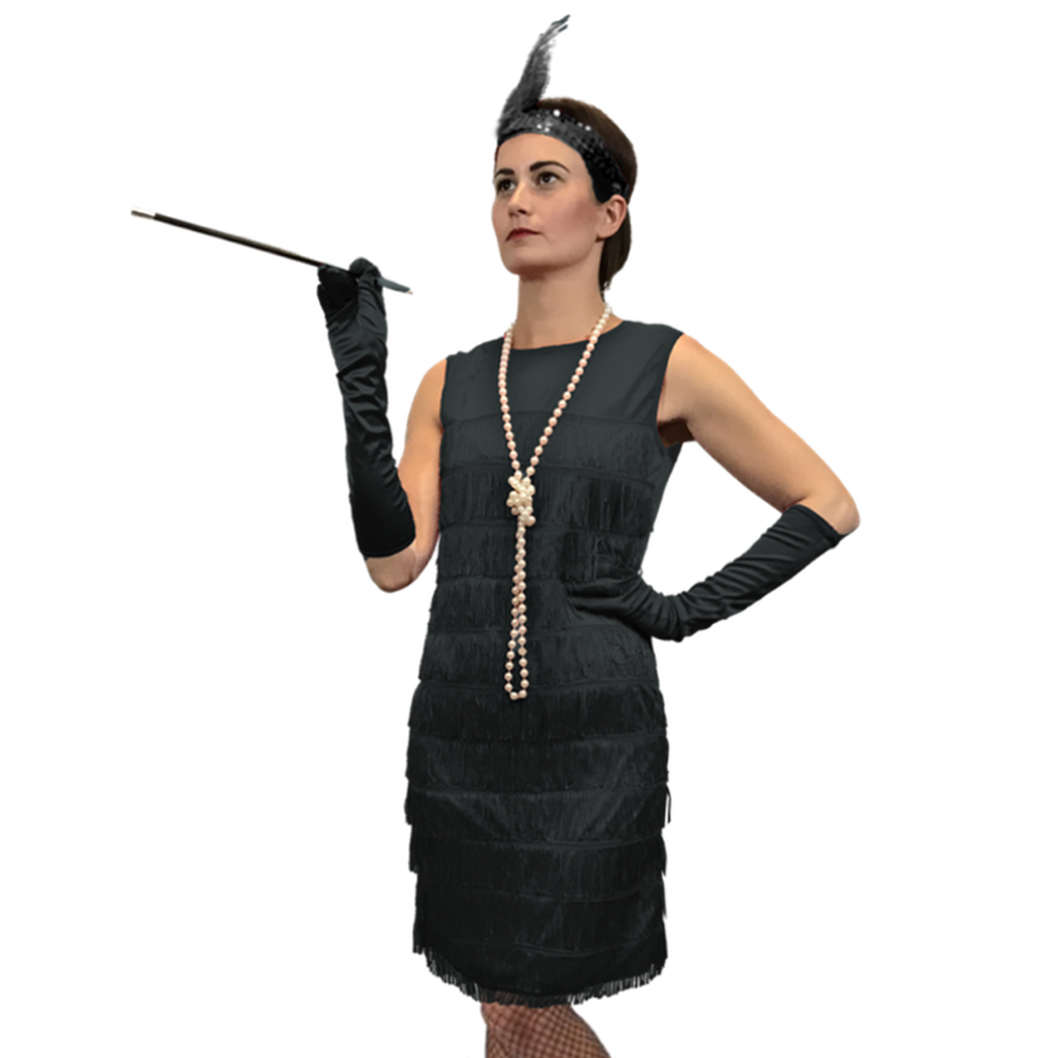 Adulti Donna Flapper Costume 20s 30s Charleston Grande Gatsby Jazz 