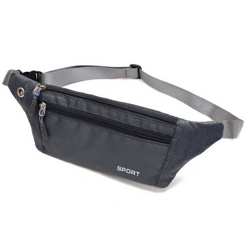 Fanny Pack for Women & Men Black Waist Bag Pack with Adjustable Strap for Running Traveling Outdoors Sports Marathon Casual Hiking Cycling Cashier's Box 