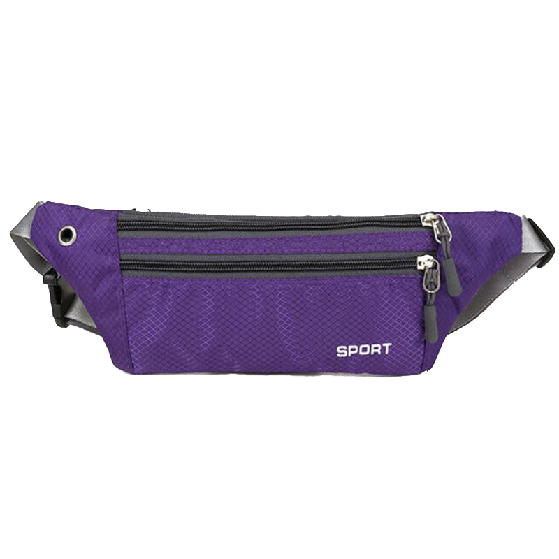 Women Men Sport Waist Bags Pouch Pack Fanny UK Bag Bum Zip Belt Running Travel 