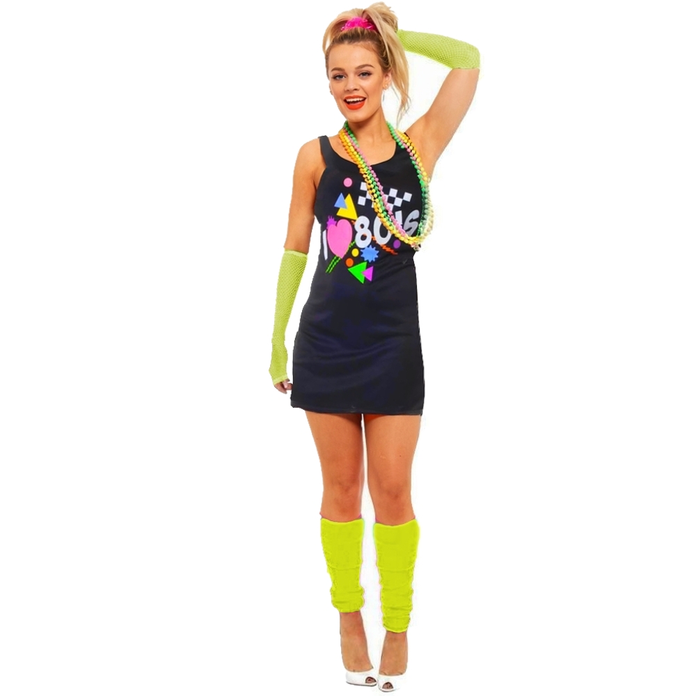 80s neon 2024 dress up