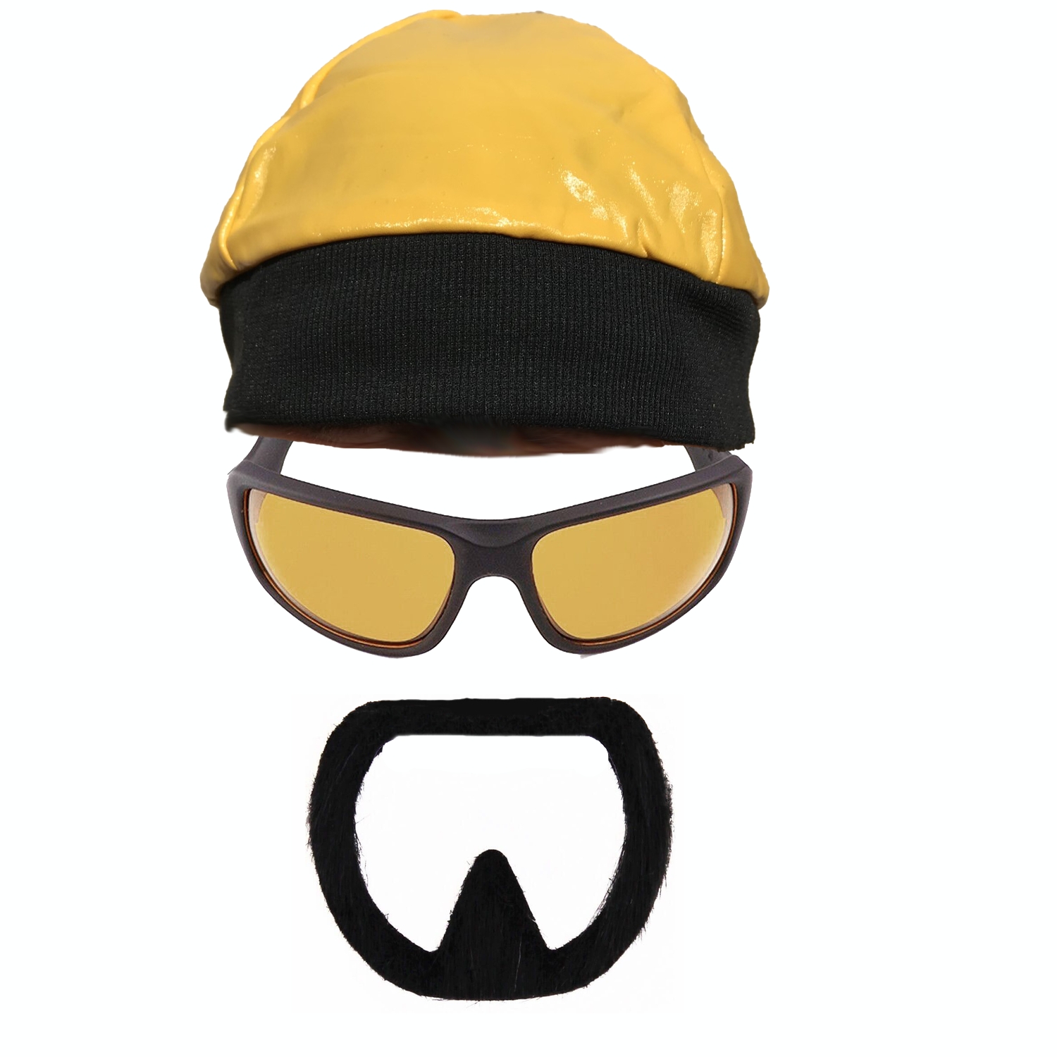 Ali G 90'S Rapper Costume 1990'S Gangster Glasses Hat Fancy Dress Accessories - Picture 2 of 3