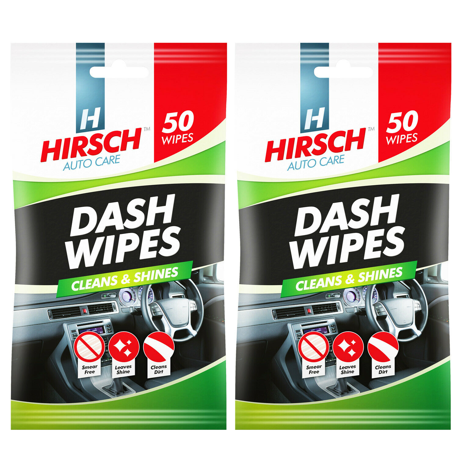 100pk Car Dash Wipes Lint, Streak and Scratch Free Automotive