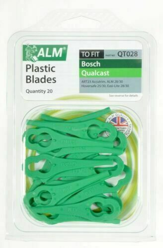 Qt028 Trimmer Blades Bosch Alm28/30 Art23Li Art23 Garden Grass Plastic Cutting, 20 – Gr182