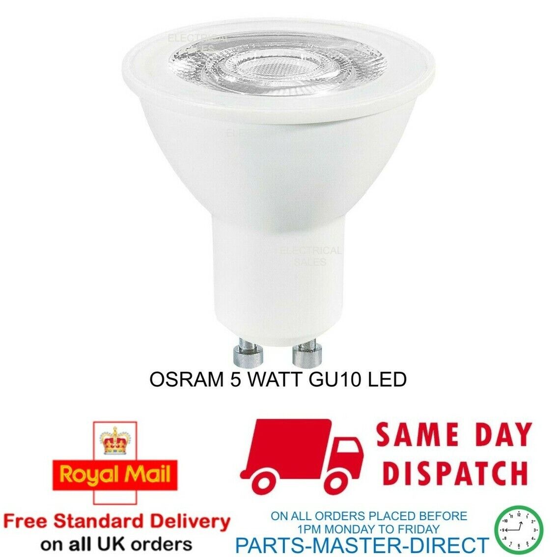 LyvEco 5-Watt Gu10 Led Light Bulb Lamp Cool White 4000K A+ Energy Rated – 198616