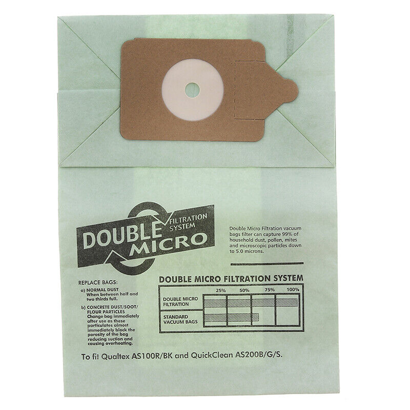 Paper Dust Bags for Numatic Henry Hoover Hetty James Vacuum Cleaner NVM-1CH, 10 Bags