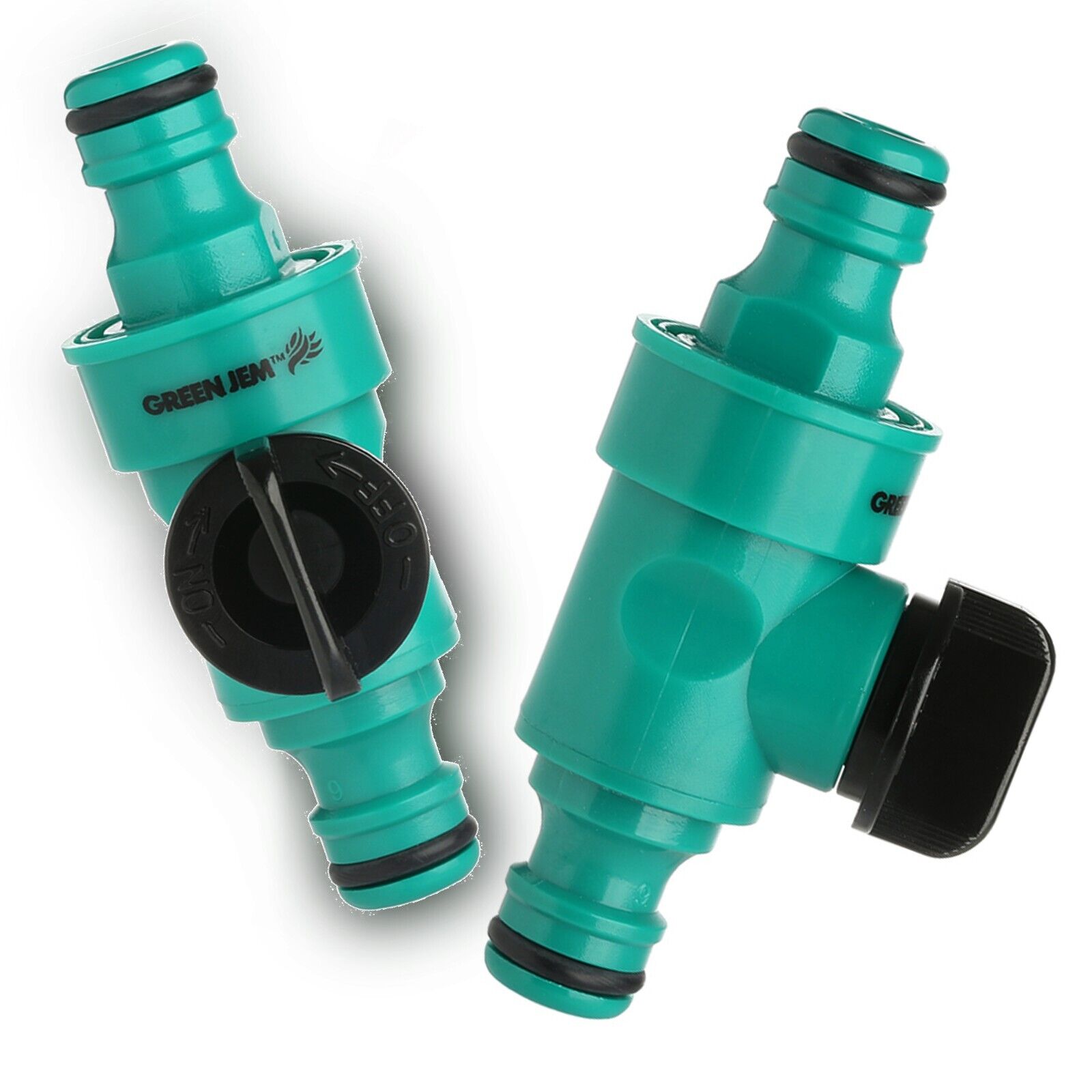 Garden Hose Quick Stop Valve With Double Male Connectors For Quick Connection – Gj611C