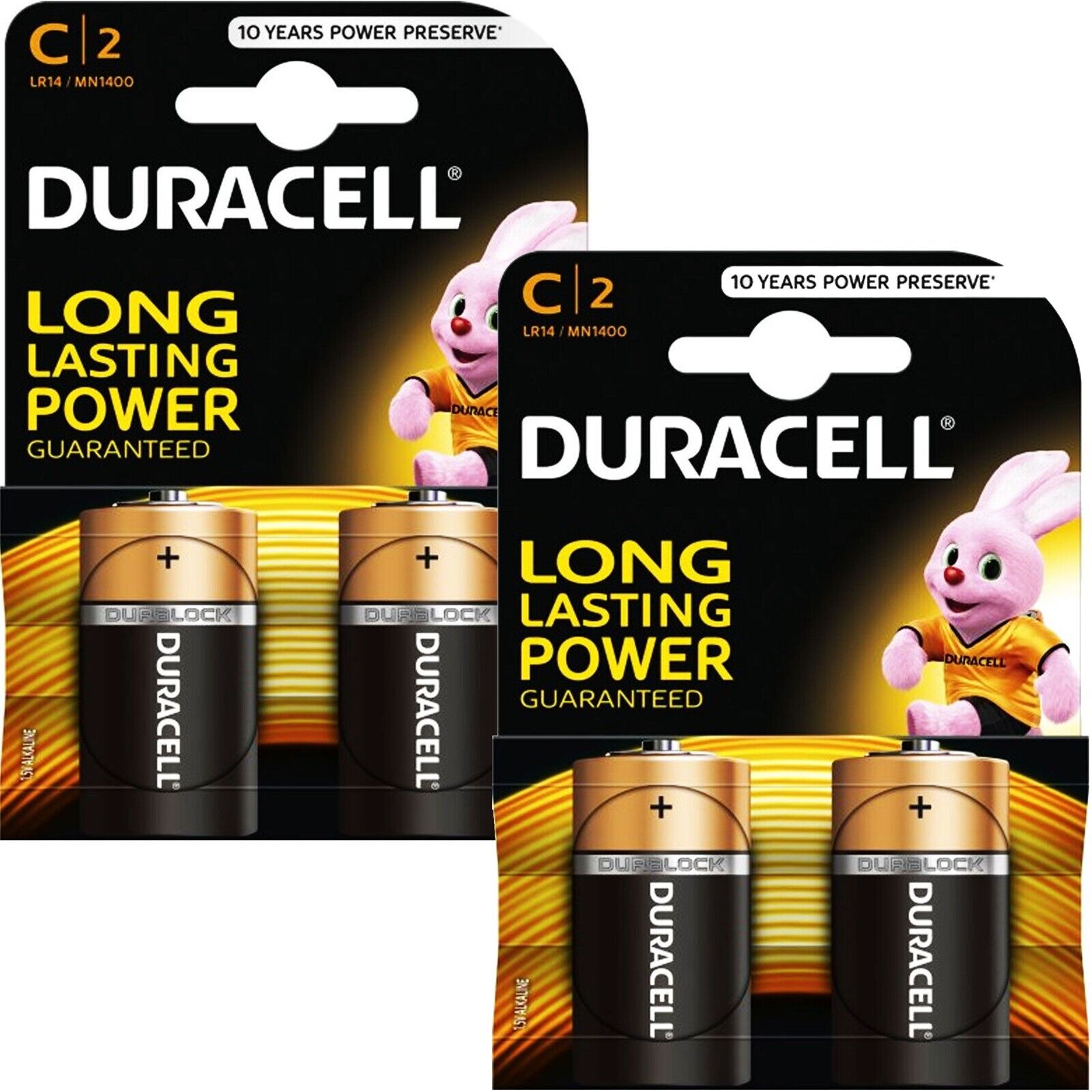 Duracell Duracell C Battery LR14 MN1400 Plus Power Alkaline Battery ...