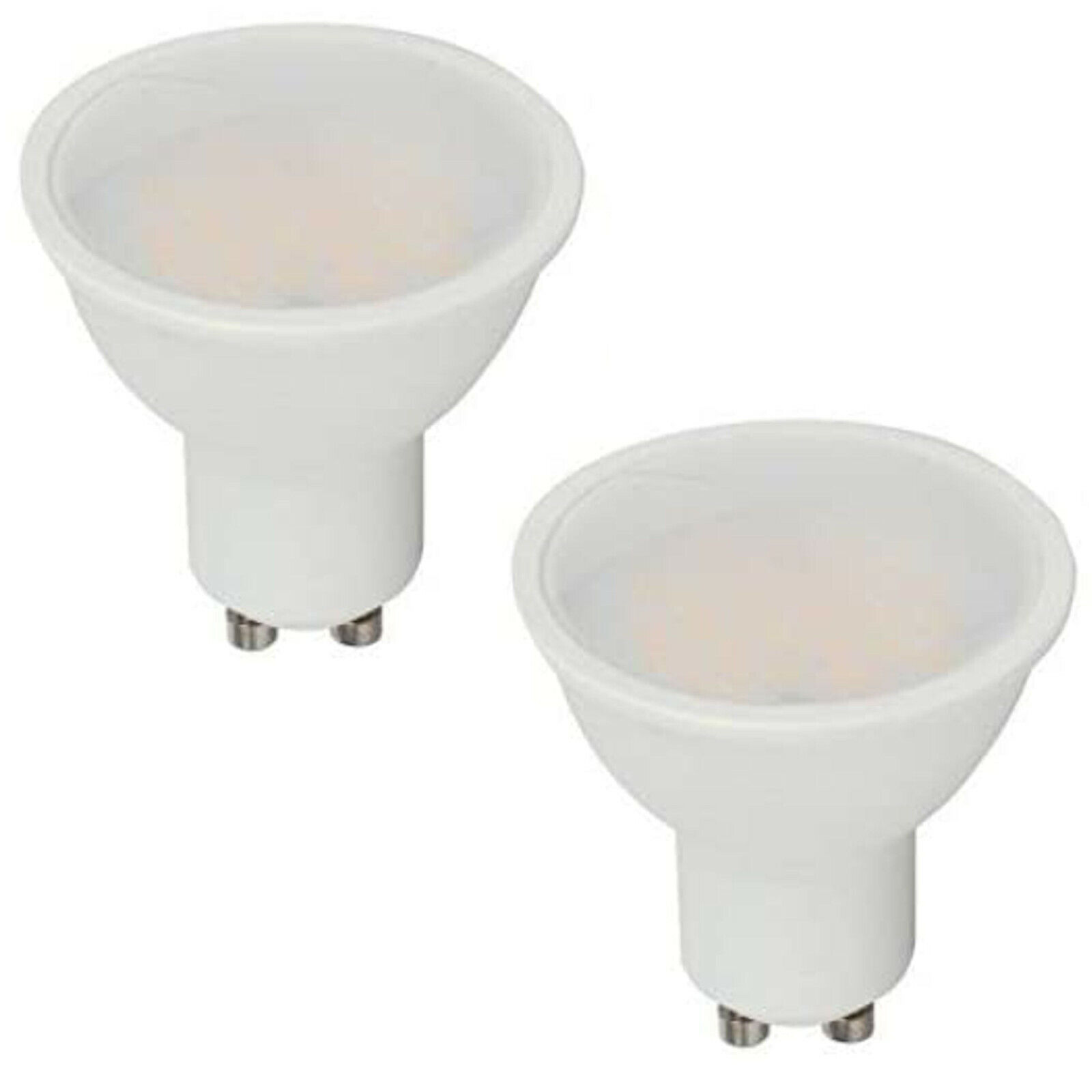 V-Tac 5 Watt Gu10 Led Light Bulb Lamp Daylight Cool White Rated 5W 6400K 2 Pack – 1687