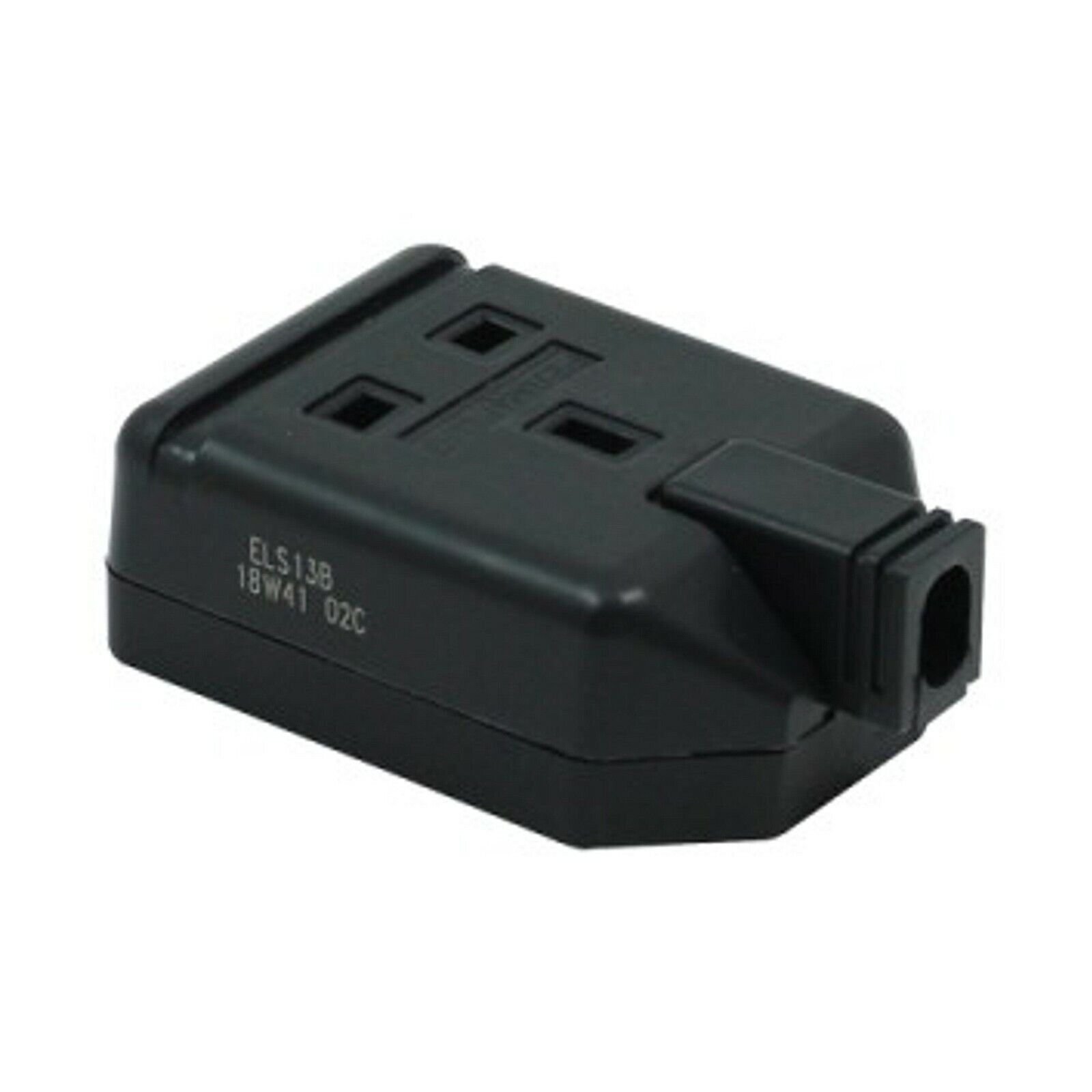 1 Gang Trailing Socket 3 Pin Black 13 Amp Perma Rubber Extension Socket 13A Uk – Jegppj013Pb