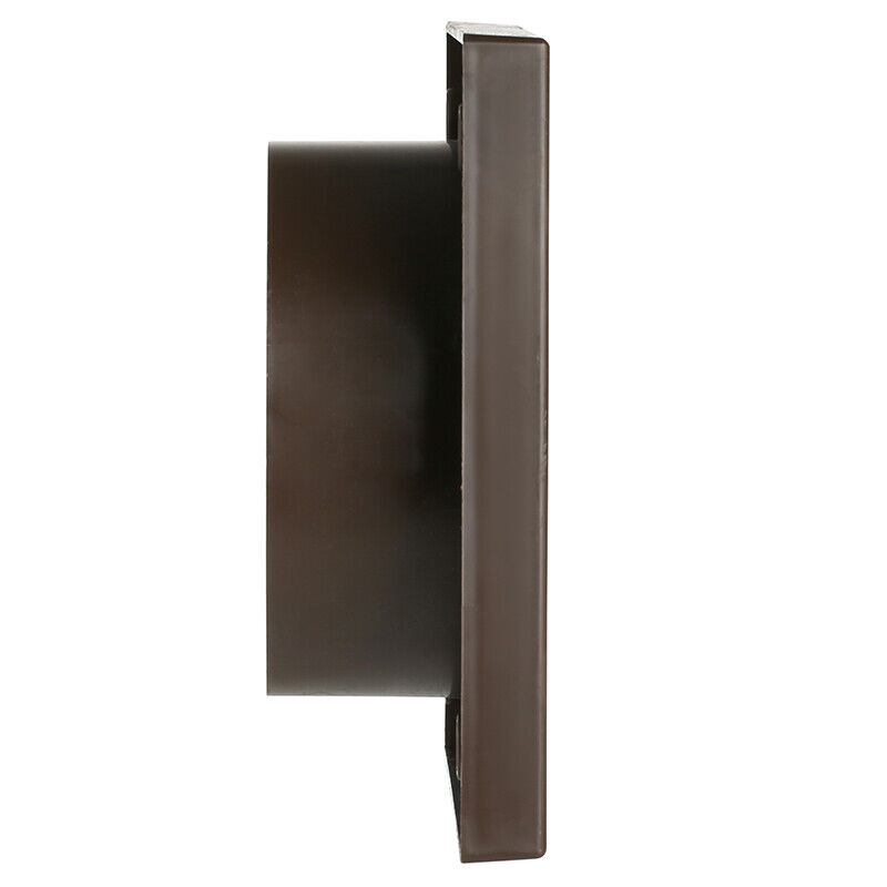 4 Inch Fixed Louvre Grill Brown Square Brow Vent Cover – Jegjm105
