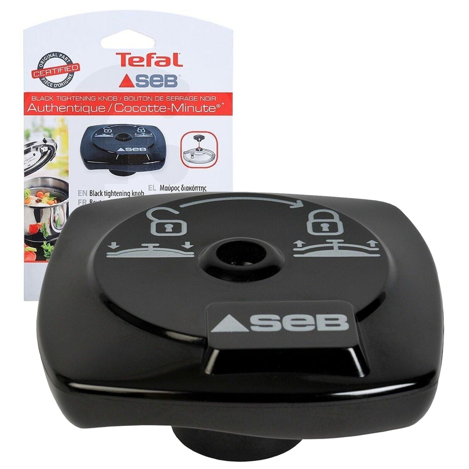 GENUINE TEFAL SEB COCOTTE-MINUTE 8000 PRESSURE COOKER SCREW LID KNOB 790071 – 790071