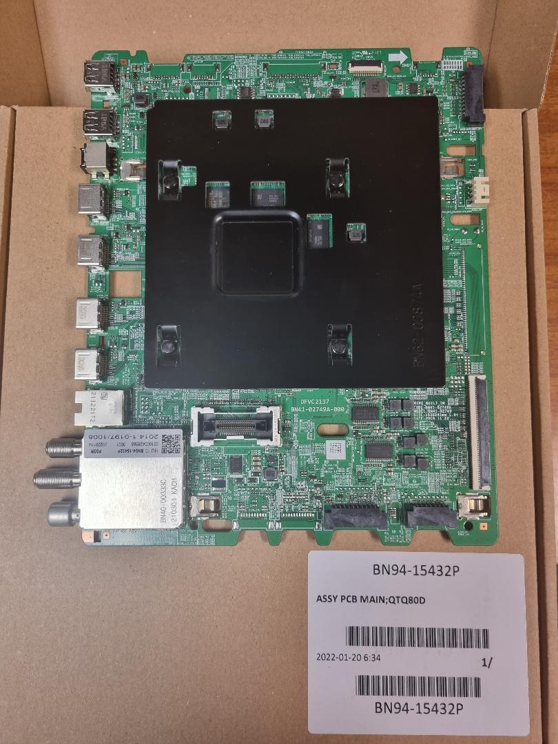 Main Pcb For Samsung Tv Qe65q80tatxxu Ver 03 Bn94-15432p Cv-Tt065fmlv2h Genuine – BN94-15432P