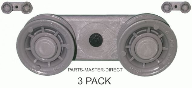 Dishwasher Wheel Lamona Beko Belling Rail Basket Drawer 1752600400 3 Pack – 1752600400