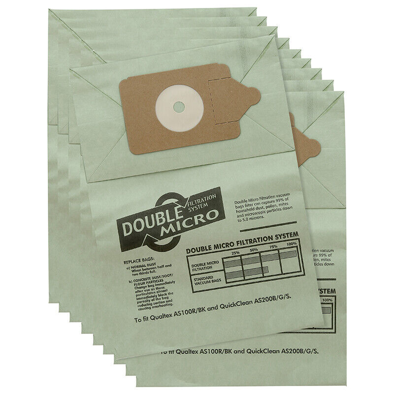 Paper Dust Bags for Numatic Henry Hoover Hetty James Vacuum Cleaner NVM-1CH, 10 Bags