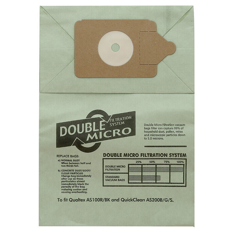 Paper Dust Bags for Numatic Henry Hoover Hetty James Vacuum Cleaner NVM-1CH, 10 Bags