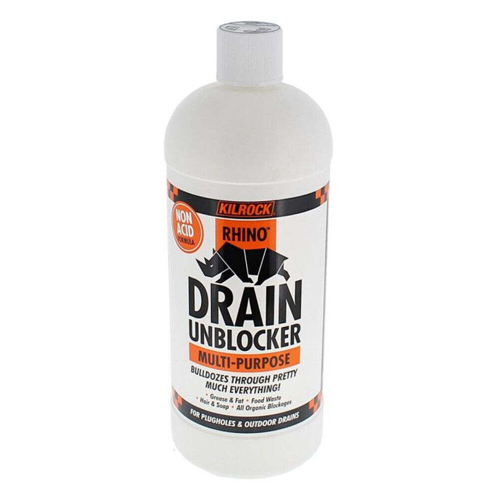 Kilrock Spirits Liquid Drain Unblocker Dissolves Slime & Stains – Ss500