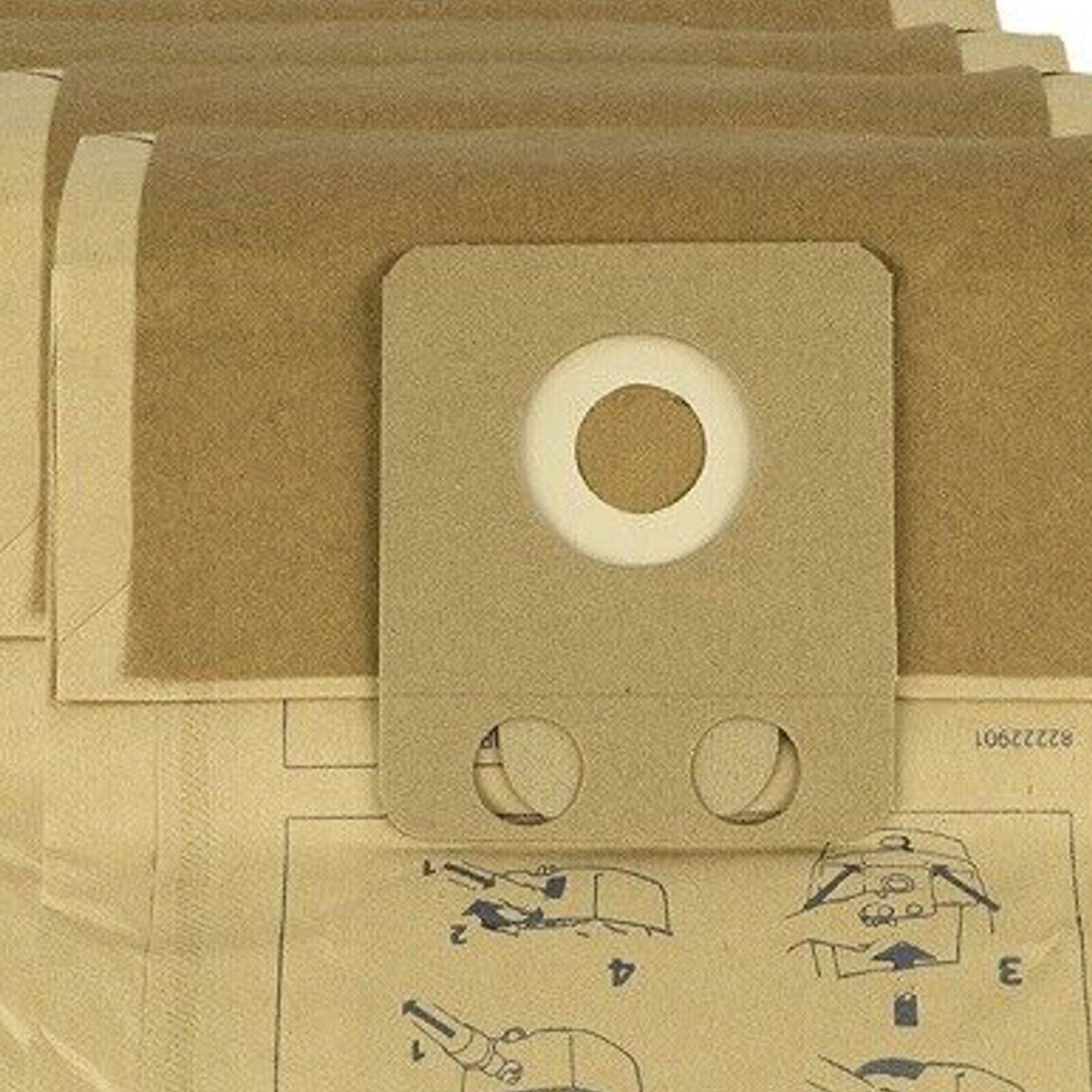 Bags Nilfisk Family CDF2000 Business 3000 Vacuum Cleaner Paper Bags x 10 Genuine – 114NL00296