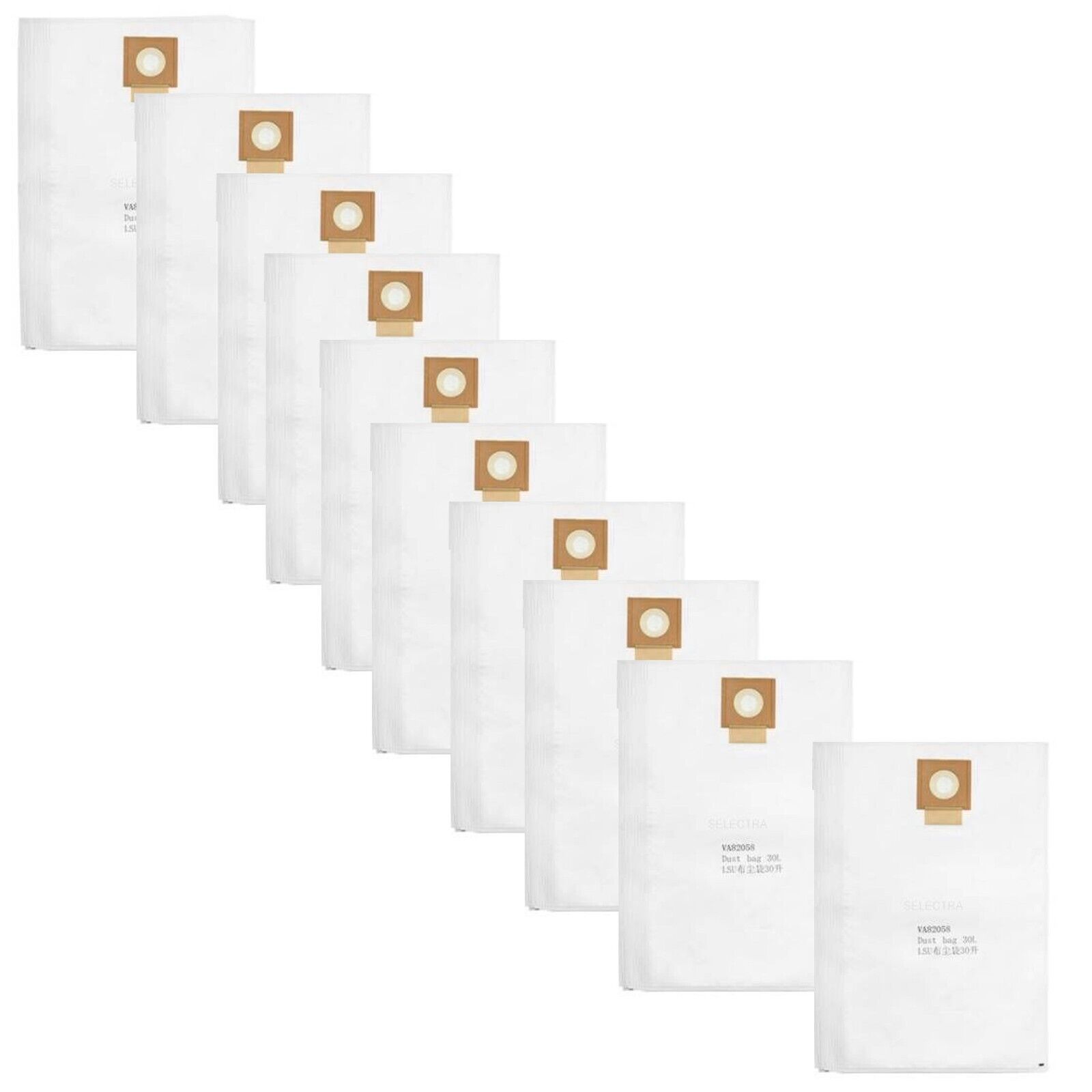 Bags Viper LSU135 VL100 30L Vacuum Cleaner Cloth Dust Bags 10 Pack Genuine – 141vp0957