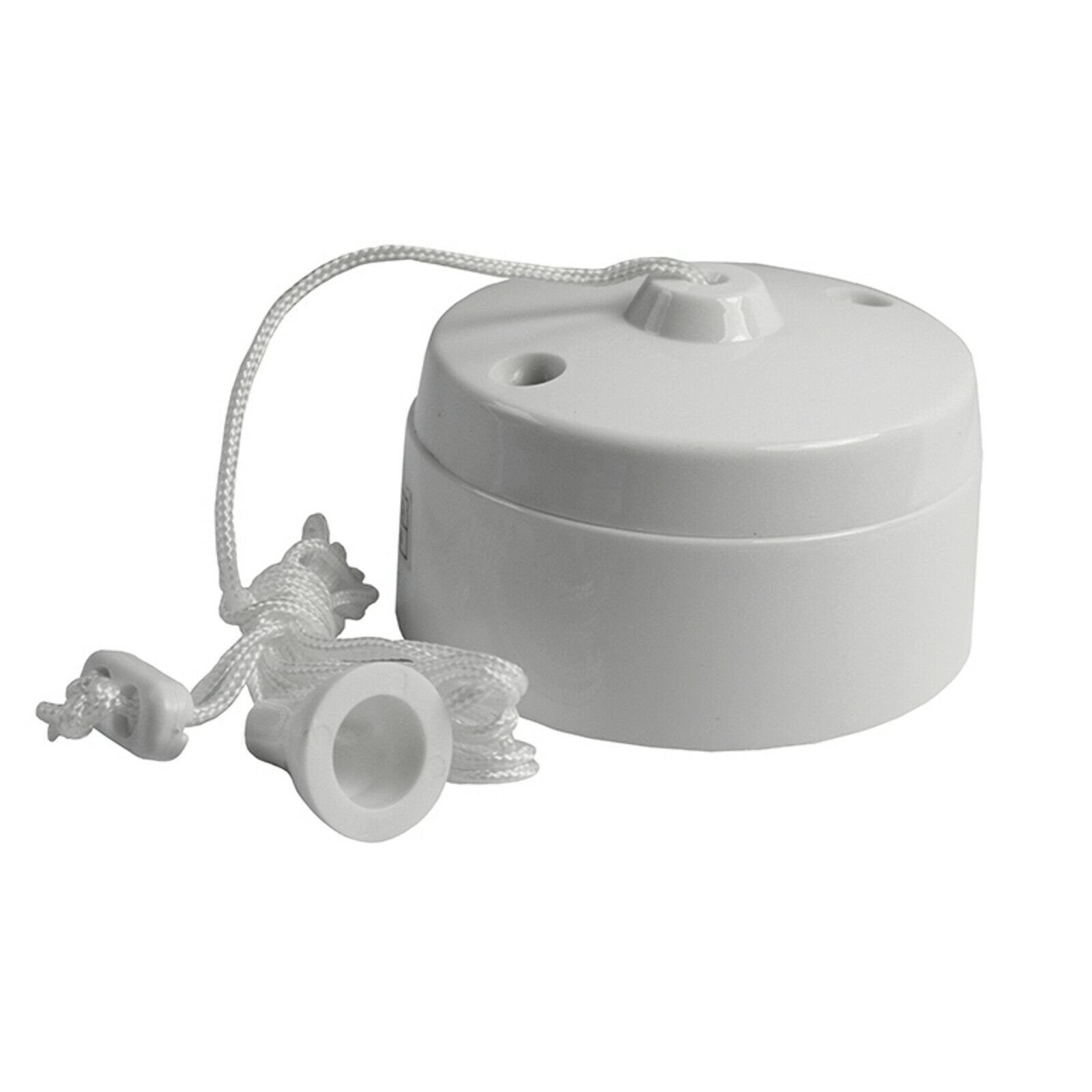 Unbranded Ceiling pull Switch 6Amp Light 2 Way Flush Switch In White ...