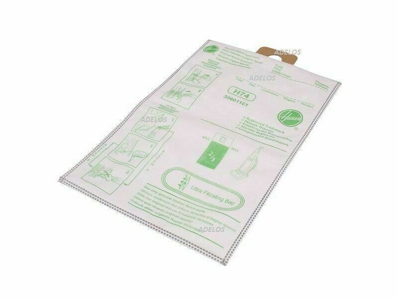 Hoover Hoover PU DM H74 PURE EPA Vacuum Cleaner Cloth Bags 35601661 4 Per Pack Genuine