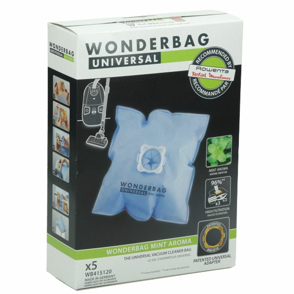 Genuine Wonderbag Fresh Line Type Universal Sms Microfibre Vacuum Cleaner Bags –
