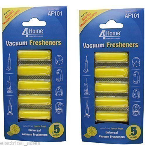 Universal Vacuum Hoover Cleaner Lemon Air Freshener Fresheners Pack of 10 – AF101
