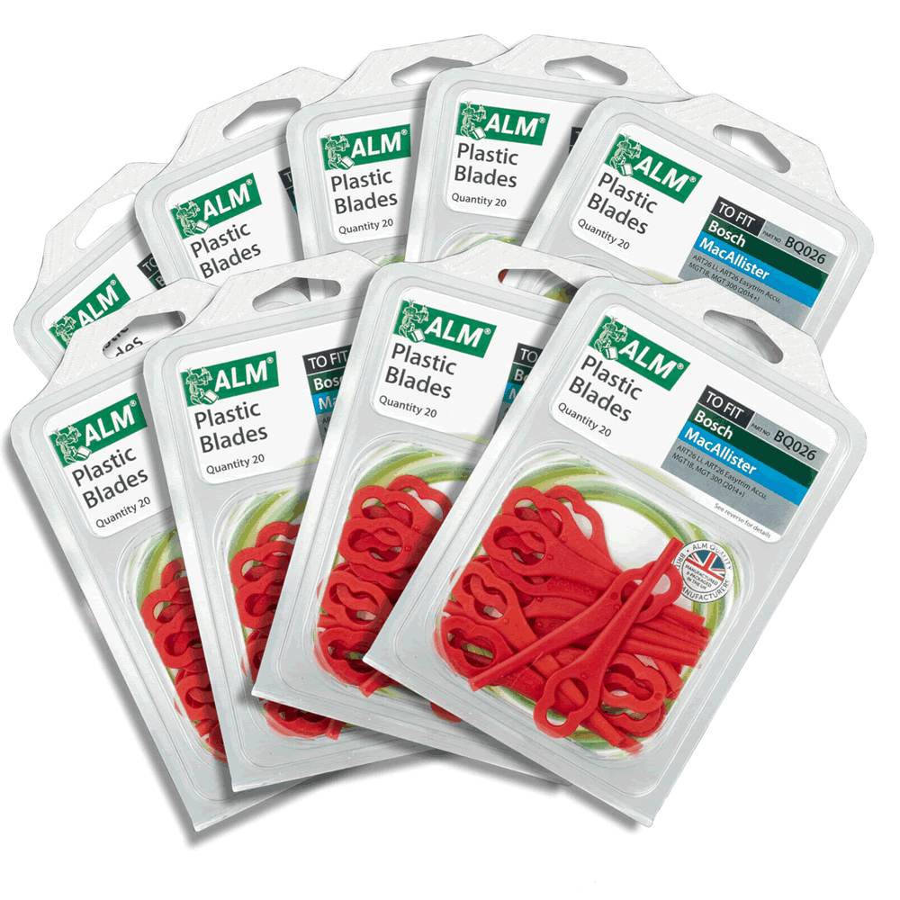 Ferrex Aldi Far 20-1 Garden Grass Trimmer Plastic Blades 97699 2002706 Fe220- 9 Packs – 90 Blades –