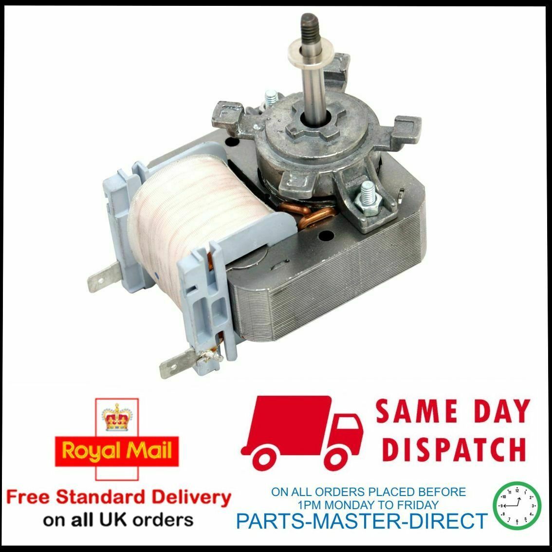 FITS Lamona Zanussi Voss Tricity Bendix Neue Cooker Oven Fan Motor equivalent to 3890813045 – 14EL30