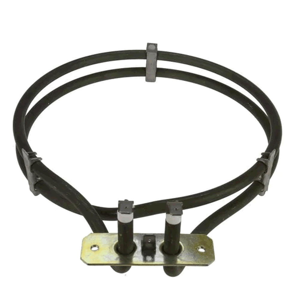 Fan Oven Element 2100-Watt Alternative For Bosch Siemens. Overall Length 250Mm. Internal Diameter (Width) 175Mm. Terminal Centre 24Mm. Terminal Length 34Mm. Hole (Stud) Centre 55Mm. Plate Width 22Mm. Plate Length 70Mm. 2100W –