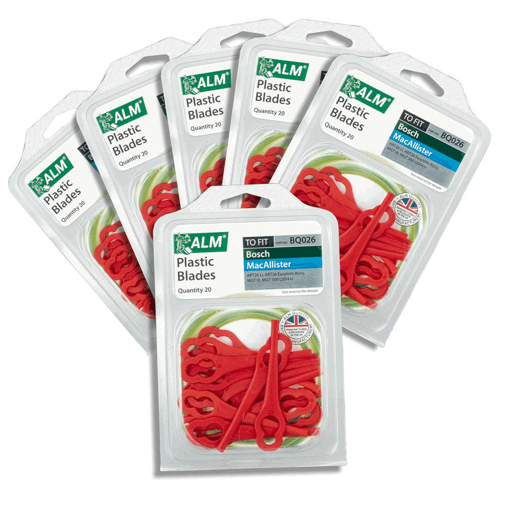 Ferrex Aldi Far 20-1 Garden Grass Trimmer Plastic Blades 97699 2002706 Fe220- 6 Packs – 60 Blades –