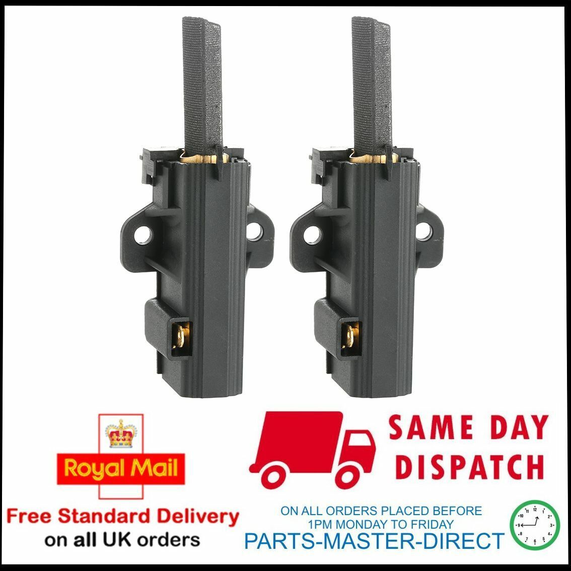 Whirlpool Washing Machine Motor Carbon Brush And Holder 2 Brushes Per Pack – Car99