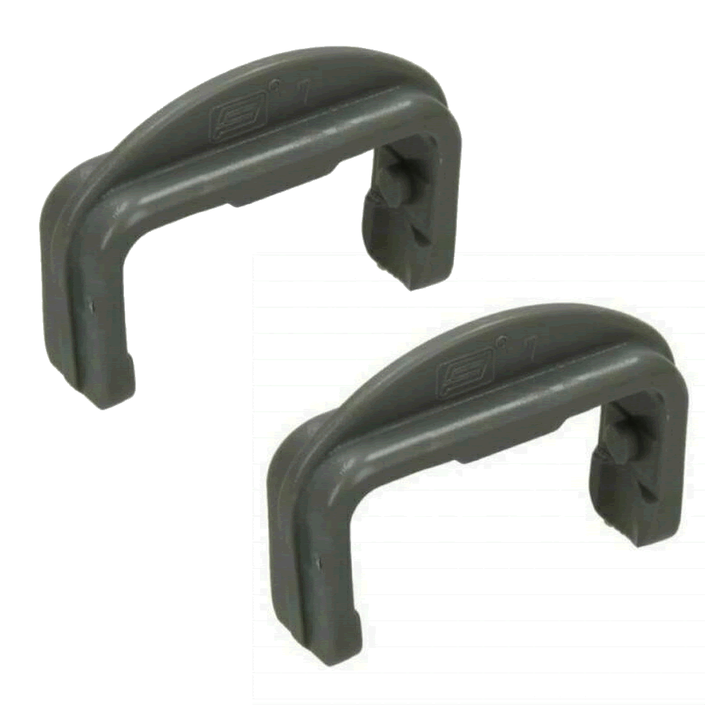 Beko Dishwasher Basket Rail Front Clip Cap 1887460200 Genuine Part 2 Pack – 1887460200