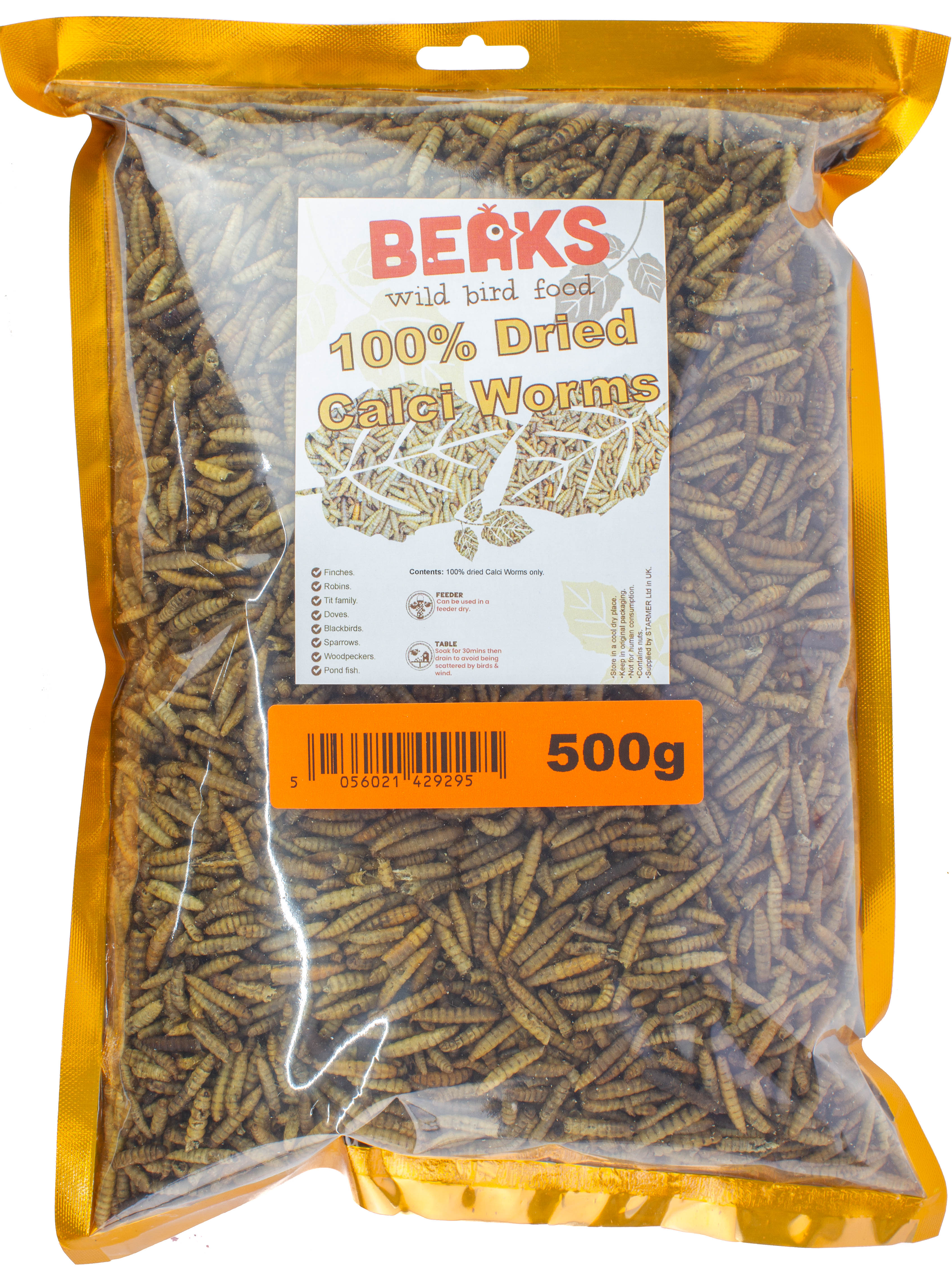 Dried Calci worms for wild garden birds reptiles & mammals high calcium 500g-5kg