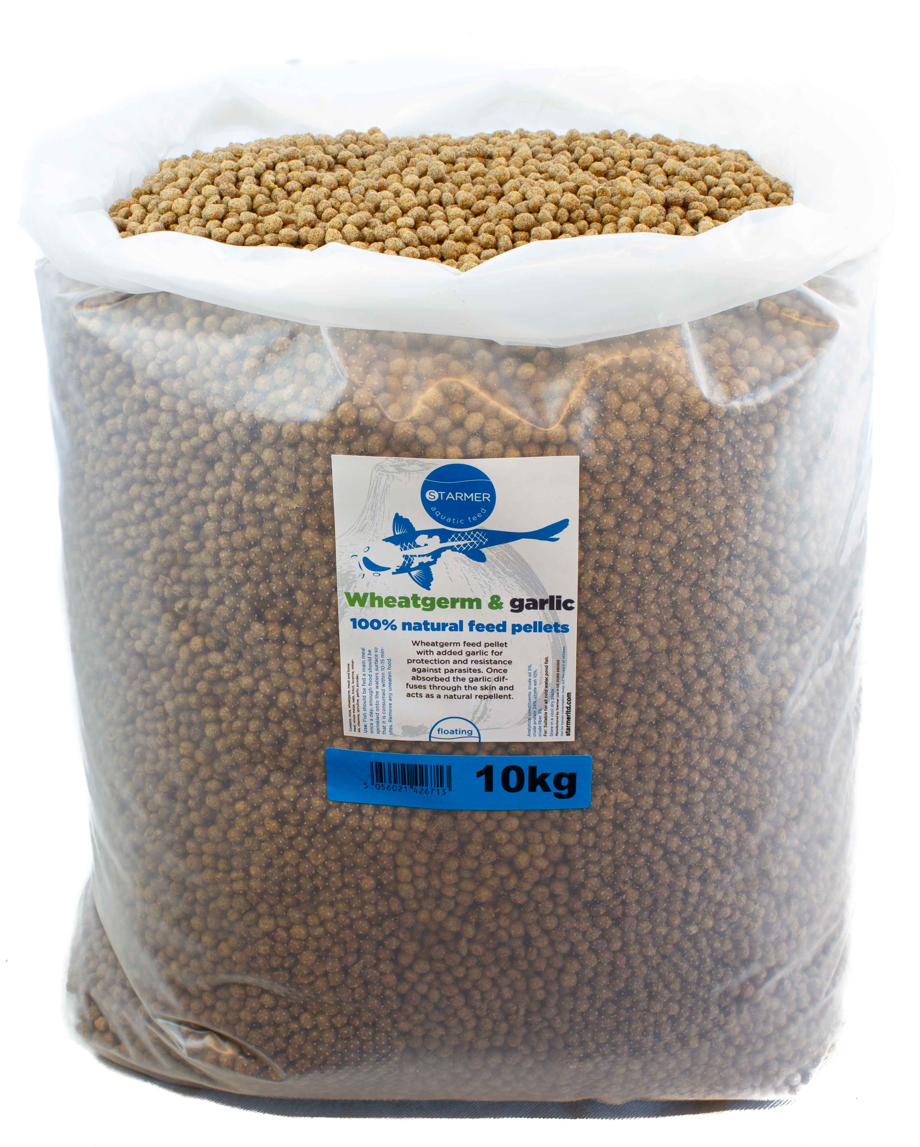 Wheatgerm & garlic floating food pellets for winter feeding koi carp (ADULT) - Picture 11 of 11