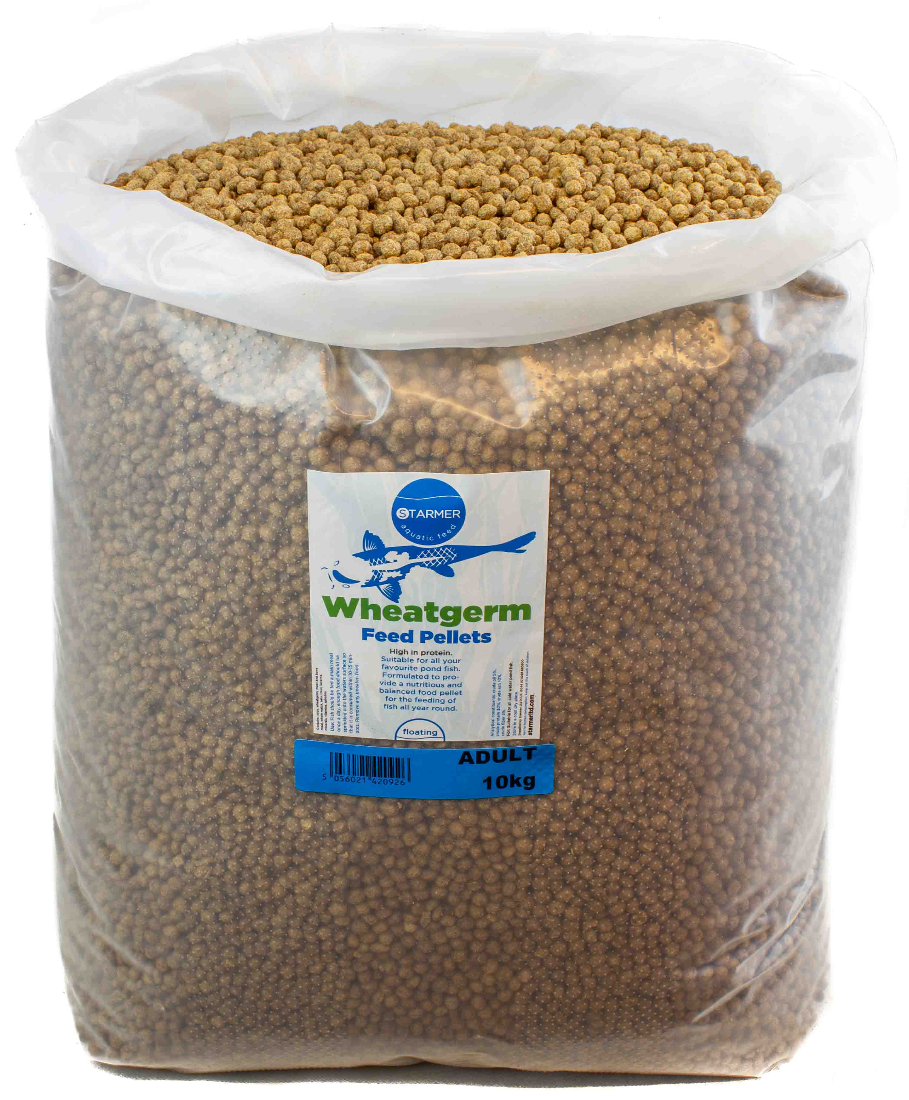 Wheatgerm all natural floating koi ULTRA LOW WASTE feed pellets 100g-10kg - Picture 11 of 11
