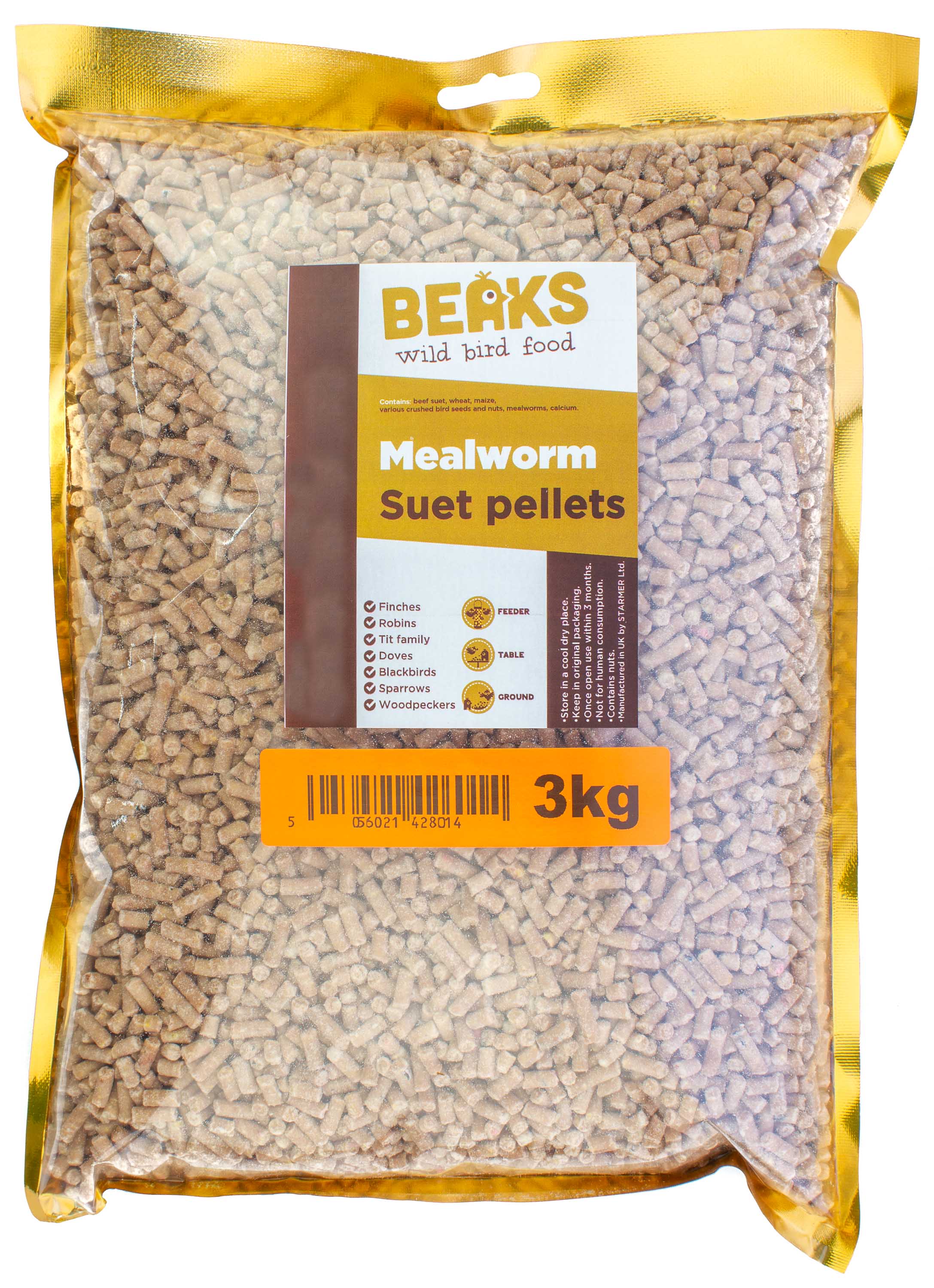 High energy suet pellets for wild bird garden feeding all season 3kg eBay