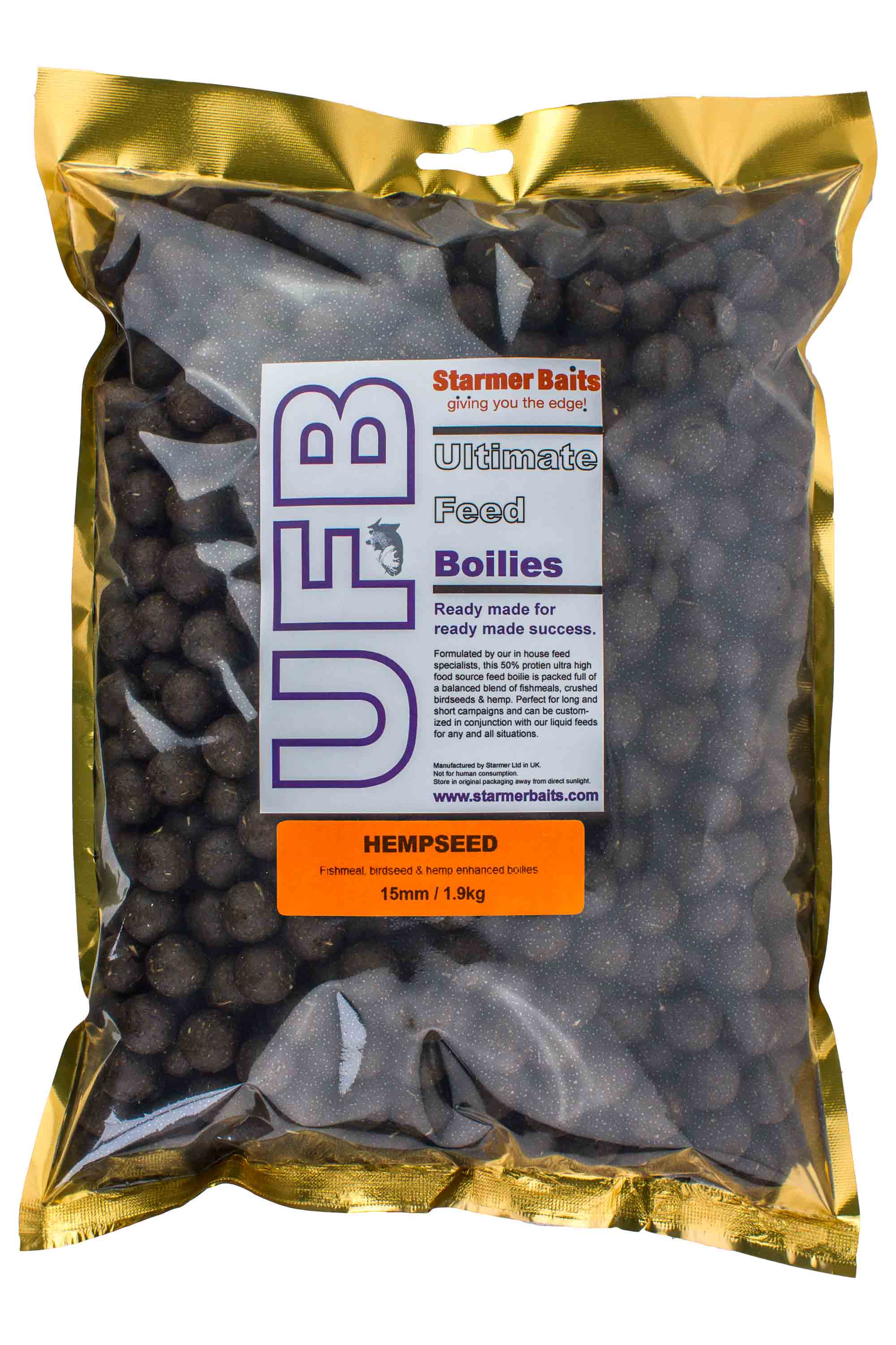 Ultimate feed boilies for carp & coarse fishing 15mm 1.9kg mixed ...