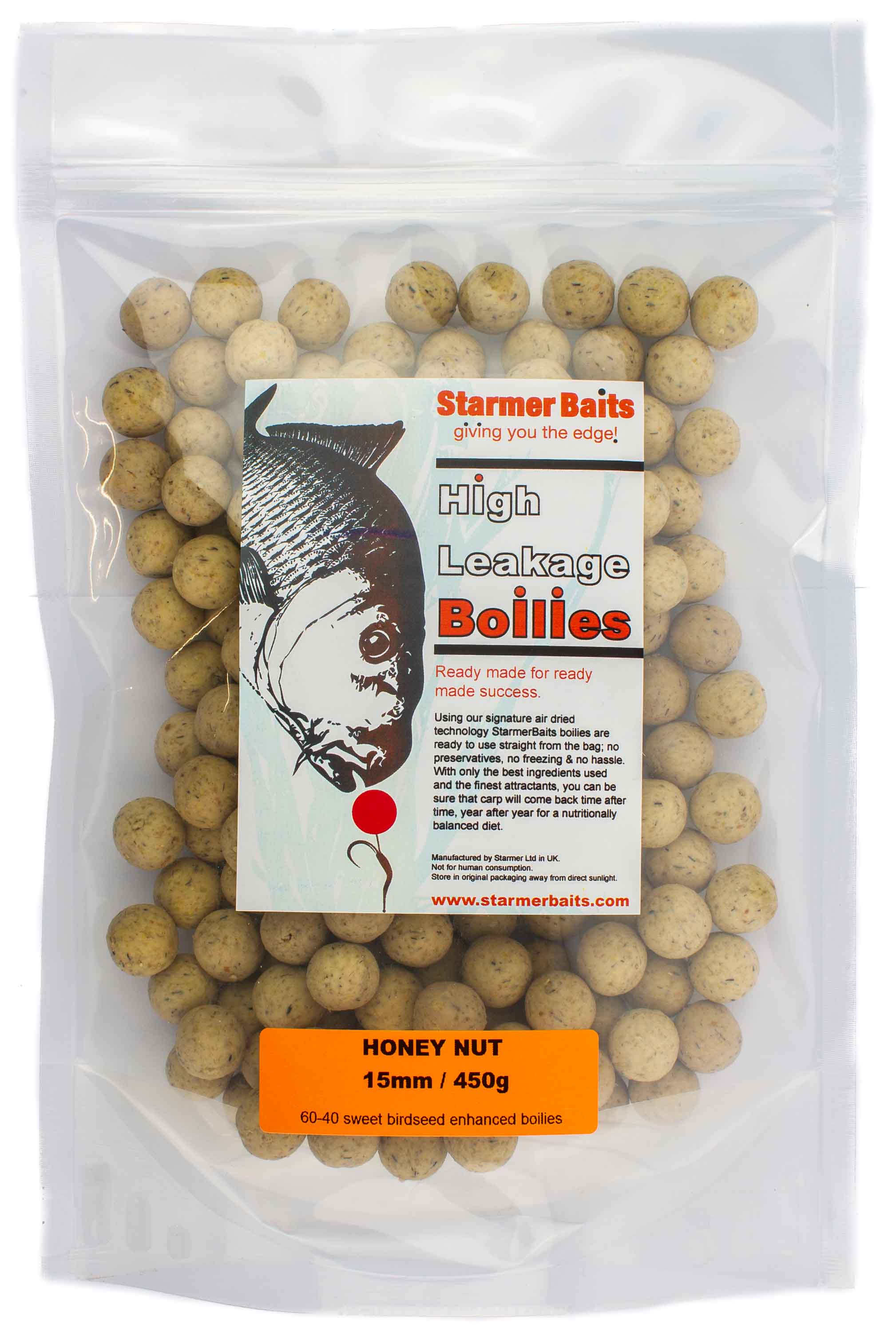 thuis Vrijgekomen straf Honey nut air dried shelf life boilies for carp and coarse fishing 15mm |  eBay