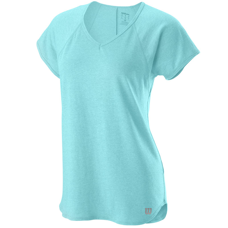 Wilson Training Womens V-Neck T-Shirt - Picture 7 of 13