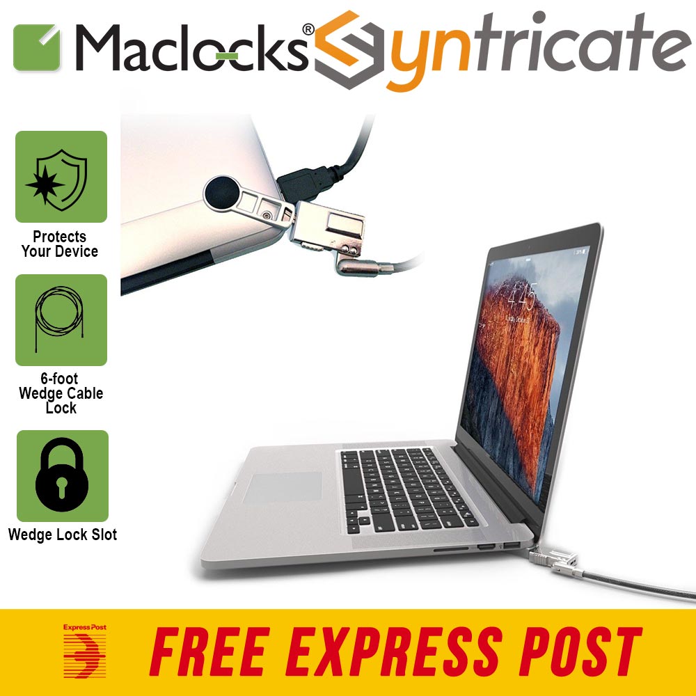Maclocks MBA11BRW Lock and Bracket for MacBook Air 11-Inch Laptops