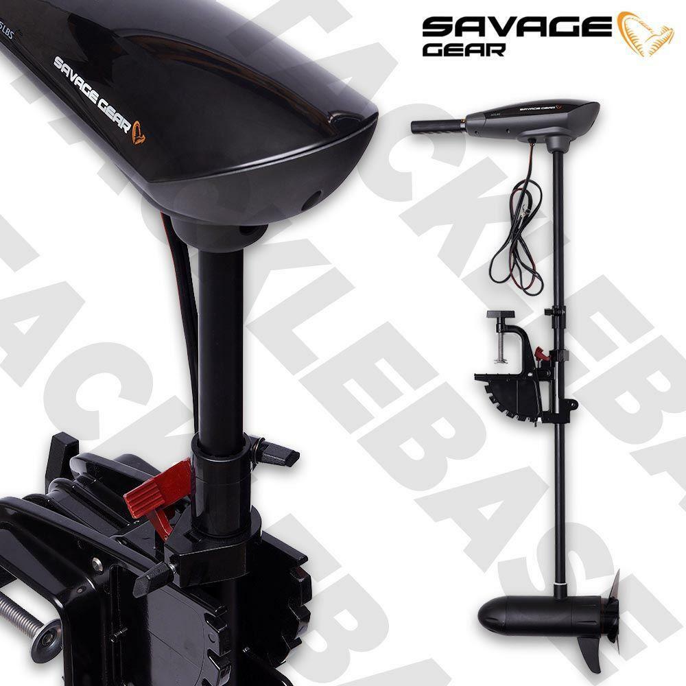 Moteur Électrique Savage Gear Thruster SW 12V 55lbs – Hors-Bord Puissant Pour Pêche Et Navigation Côtière