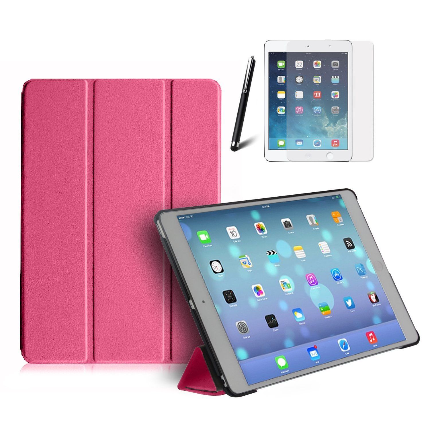 Premium Smart Case for Apple iPad Air Front & Back Protective Case ...