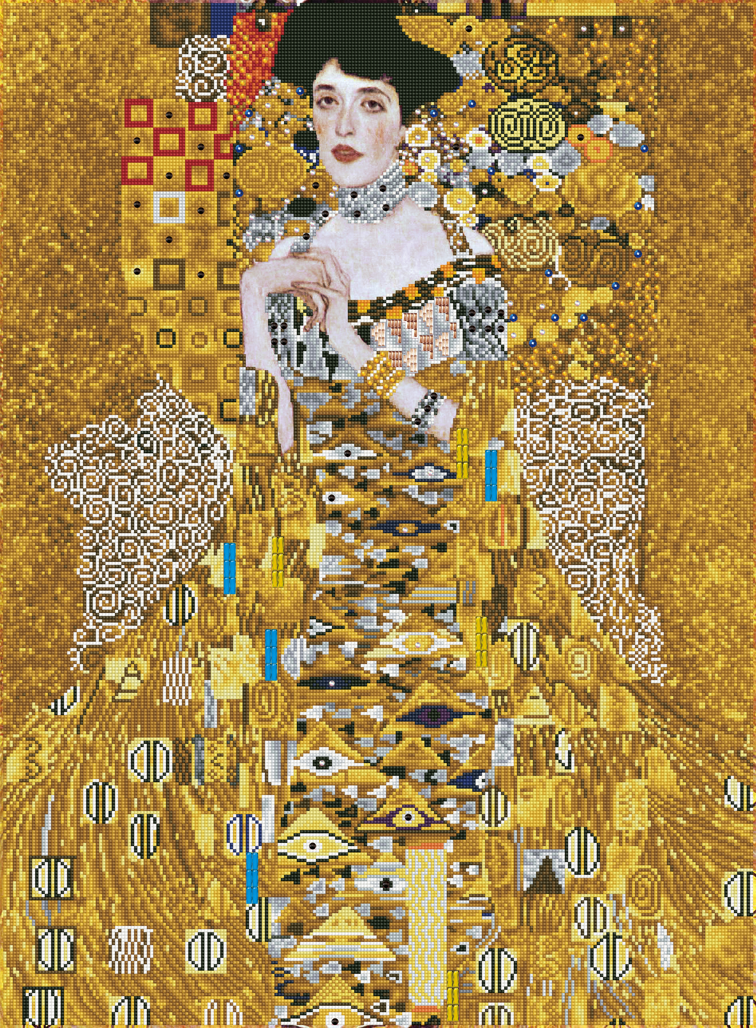 Diamond Dotz Diamant Malset: Frau in Gold (Klimt) - Bild 1 von 1
