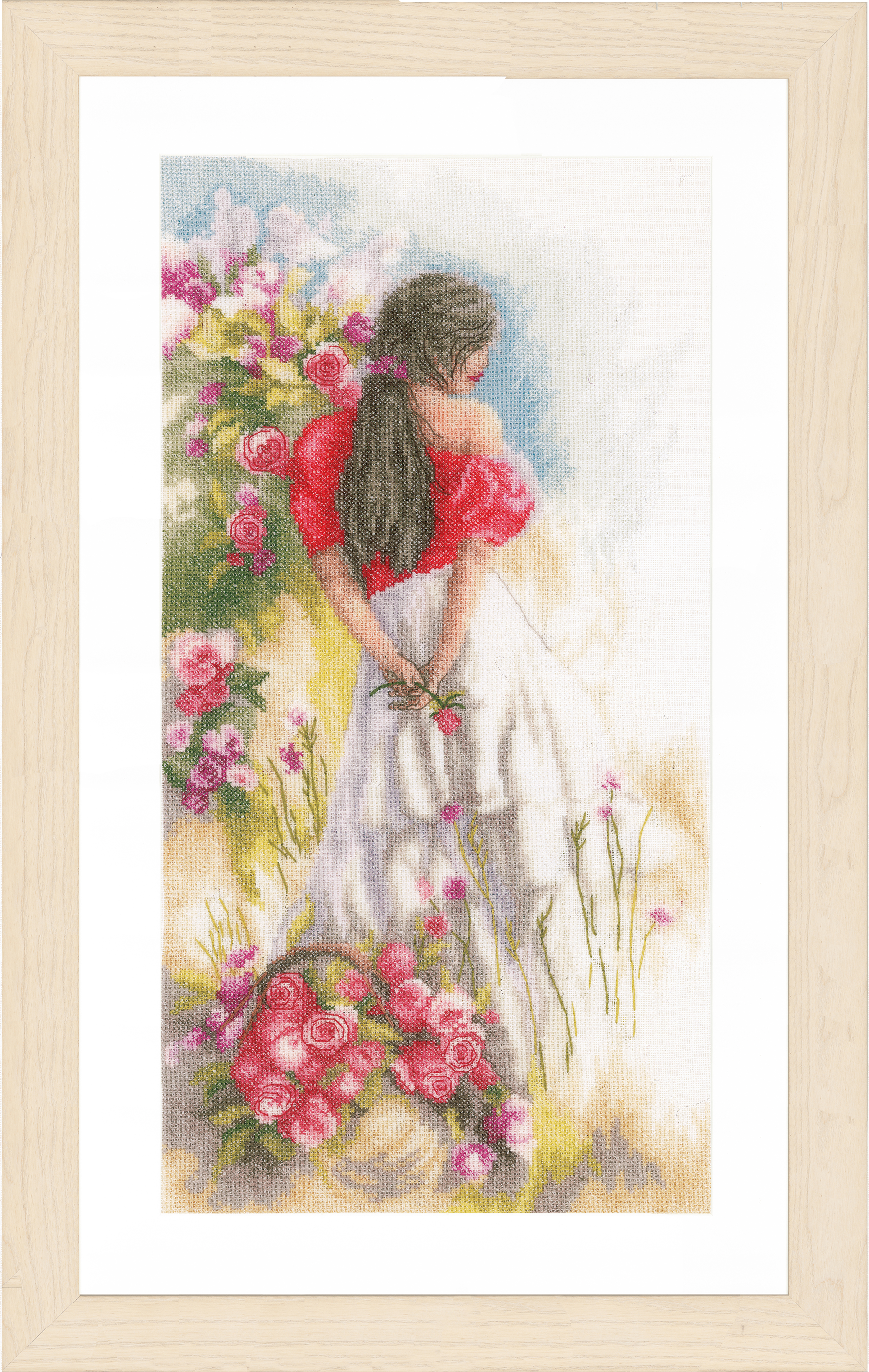Lanarte Counted Cross Stitch Kit: In the Fields (Linen)