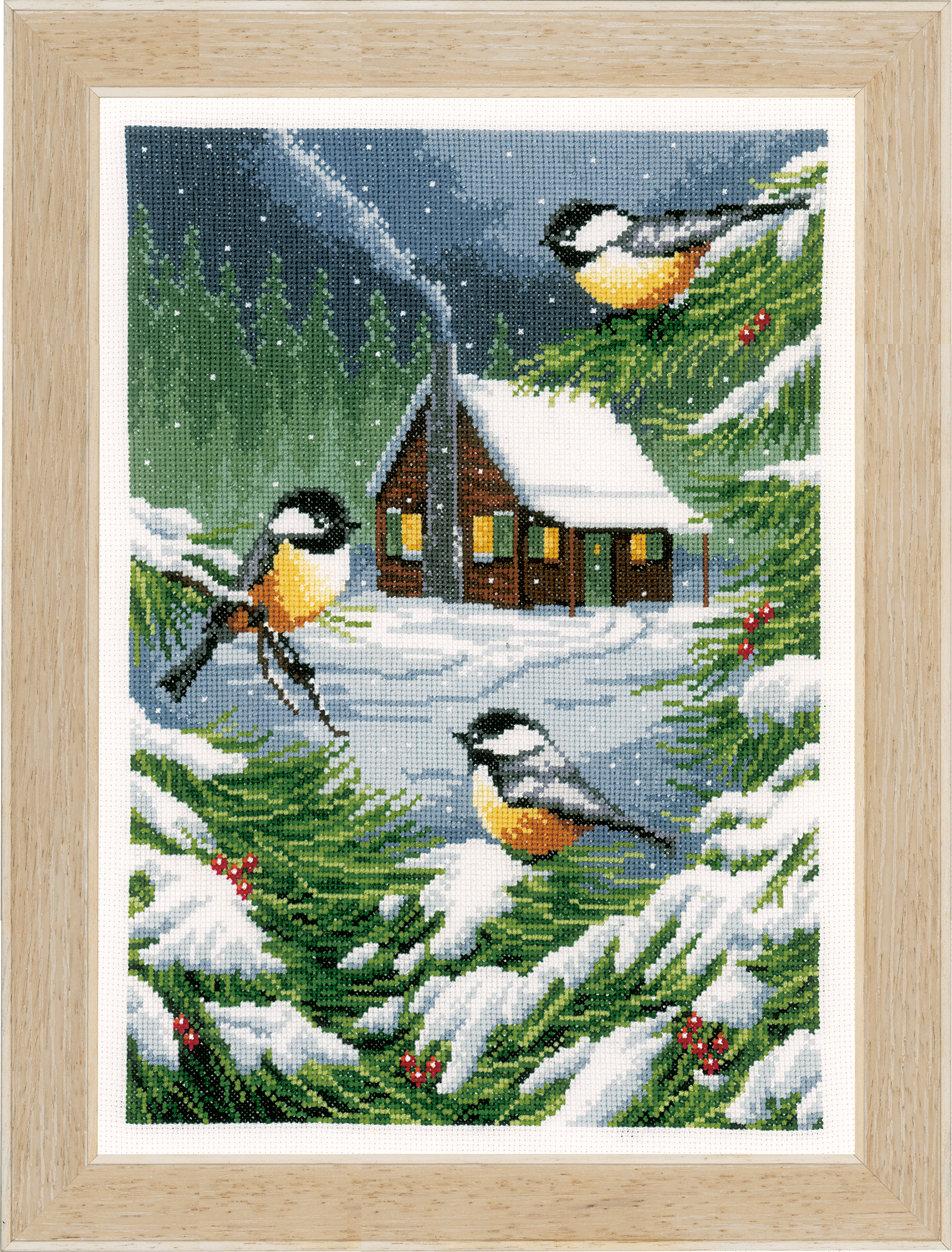 Vervaco Unisex Multicolor Winter Scene - Counted Cross Stitch Kit: Winter Scene - Image 3
